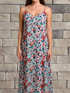 Multi Colour Maxi Summer Dress